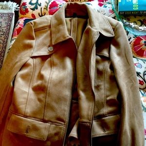 Size small, White House Black Market suede jacket